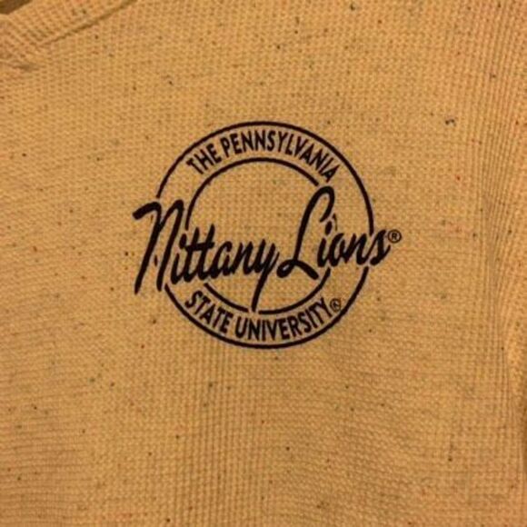 Penn State Nittany Lions Size Men’s Large Thermal Ling Sleeved Shirt - Picture 3 of 4